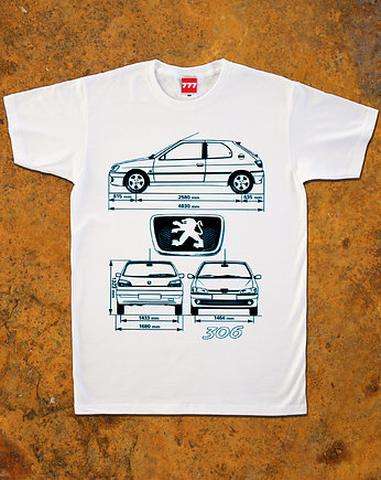 Koszulka PEUGEOT 306 tshirt, 777 Tshirts