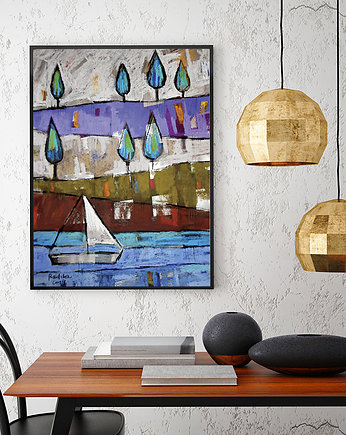Everywhere - plakat 50x70 cm, Katarzyna Radzka