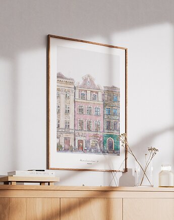 Plakat Poznań - Kamienica 41 Stary Rynek, Peszkowski Graphic