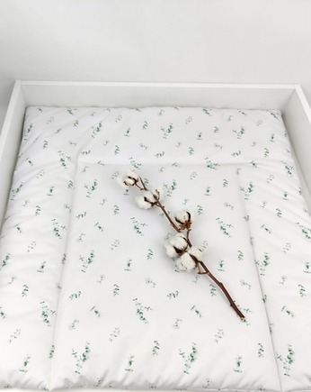 Wodoodporna mata do przewijania, wodoodporny przewijak, przewijak w listki, Enitka Sweet Baby Room