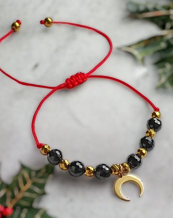 OCHRONNA bransoletka - czarny turmalin, kaktusia