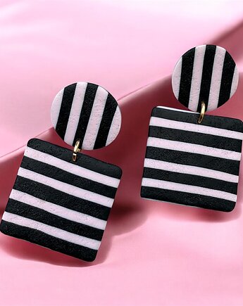 Kolczyki Stripes, Hellaclay