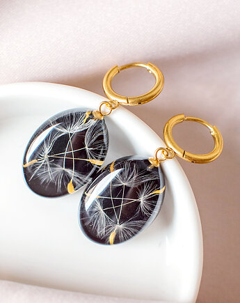 Kolczyki z rzęsek dmuchawca, nature gift