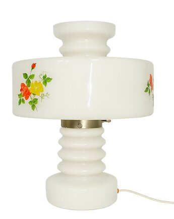 Polska szklana lampa Vitropol, lata 70. , Relikt design