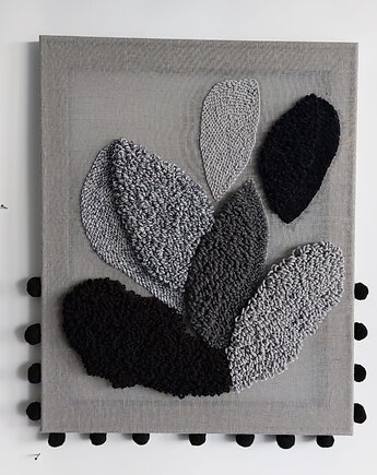 Obraz minimalistyczny punch needle, PUCHAKI