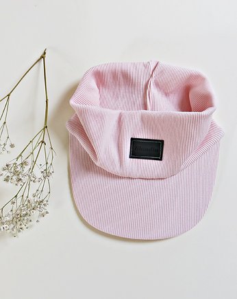 Opaska z daszkiem    Baby pink  DASZEK, Lilandia