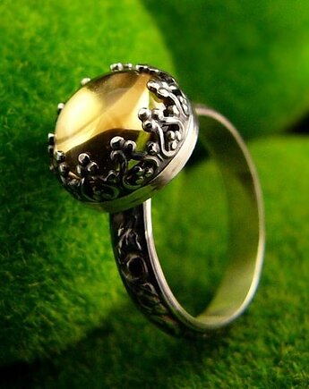 Pierścień Elf - Cytryn Srebro, Kuźnia Nehesi