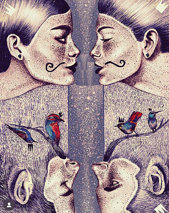 Plakat Absolut, Dorota Piechocińska ilustraDORA