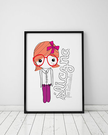 Plakat. Śliczna po tatusiu, Love Life and Forest