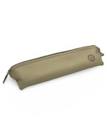 Etui na długopisy Piórnik skórzany tuba futerał Ecru Beżowy Parker Quality, Parker Quality