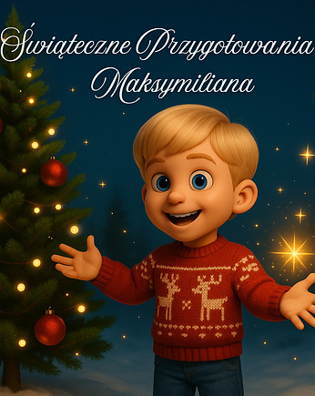 "Świąteczne przygotowania" książeczka personalizowana, Nasza Bajeczka