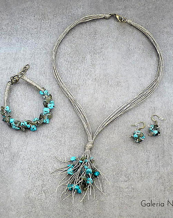 Labradoryt i howlit - komplet 3 częściowy, galeria nuit