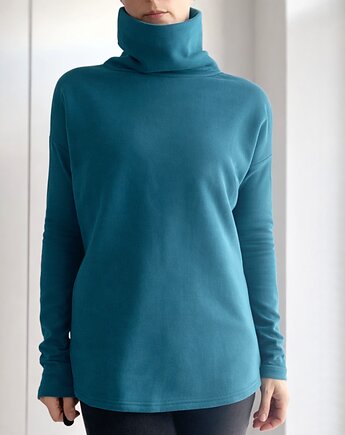 Wąski rękaw Golf Morski z dzianiny pętelkowej, ONE MUG A DAY