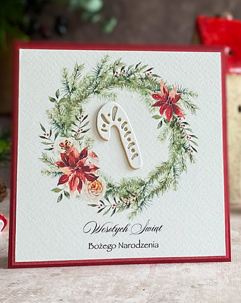 Personalizowana kartka na Boże Narodzenie, BN 8, Anna Art and Crafts