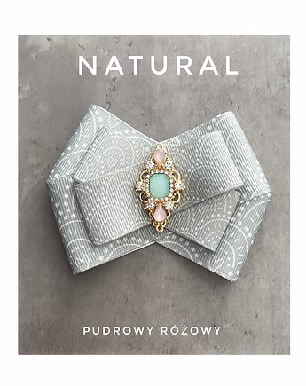 Brosza z kolekcji NATURAL  New, Pudrowy Różowy