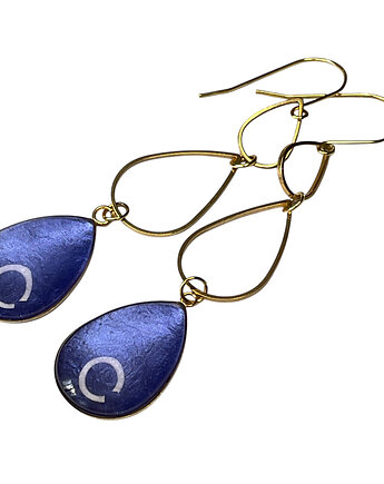 Pozłacane kolczyki z perłowym efektem Vittoria, Artseko