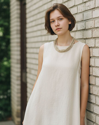 Hanka Naszyjnika lniany warkocz, galeria nuit