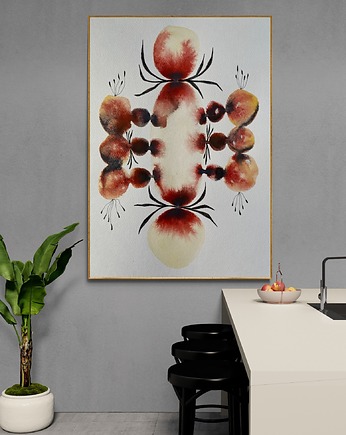 Abstrakcja No299, malowany obraz, plakat, AAS Art Studio