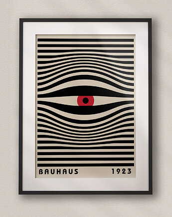 Minimalistyczny plakat - Bauhaus #12 1923 - Do salonu, sypialni, biura, DAPIDOKA