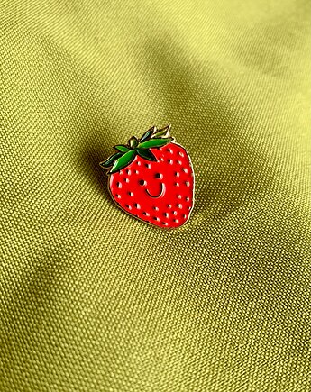 Pin Happy Strawberry- Truskawka- OSTATNIA SZTUKA, BOSKE