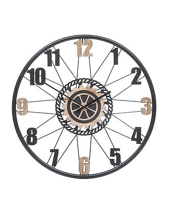 Zegar Metalowy Zegar Wiszący Bicicletta 65 cm, MIA home