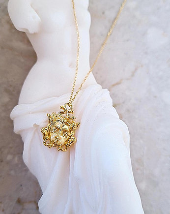 MEDUZA- srebro złocone, ISSI Jewelry