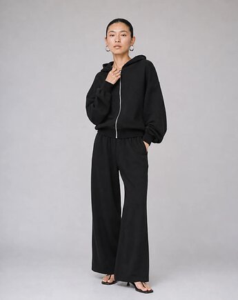 Bluza Wow black kapturem (pętelka), Patchouli