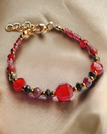 SENSUAL : bransoletka z karneolem, kaktusia