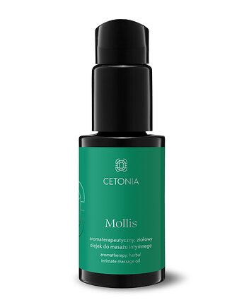 MOLLIS aromaterapeutyczny, ziołowy olejek do masażu intymnego, Cetonia