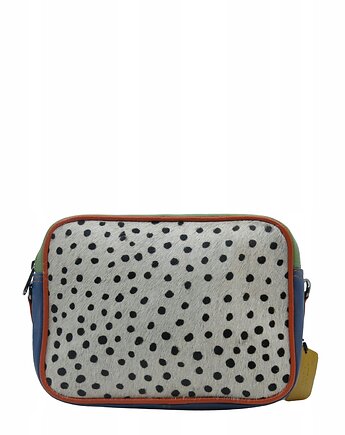 Skórzana torebka listonoszka damska skóra naturalna dwustronna eko OLIVKA, Olivka Warsaw