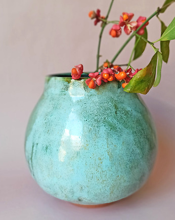 Ceramiczny wazon błękitna laguna, vetro