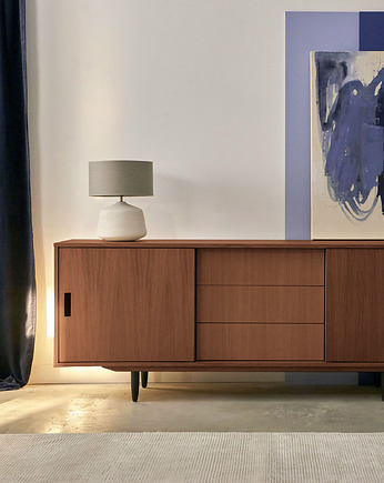 Komoda sideboard T-S05 drzwi przesuwne oraz 3 szuflady, Livlo