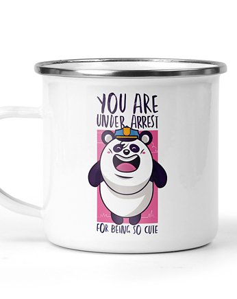 Kubek metalowy cute panda, Kreatywny Warsztat