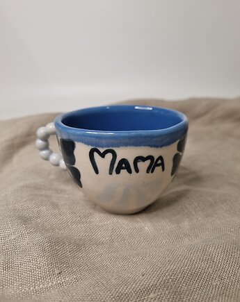 Filiżanka ceramiczna MAMA, krusz art