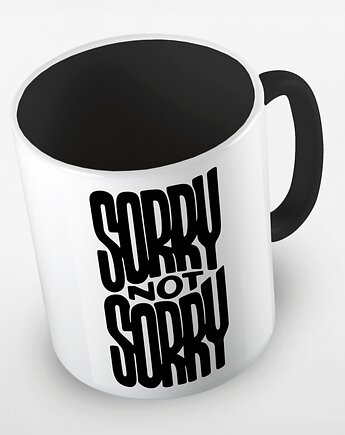 Kolorowy kubek SORRY NOT SORRY - mix kolorów, Fotobloki and decor