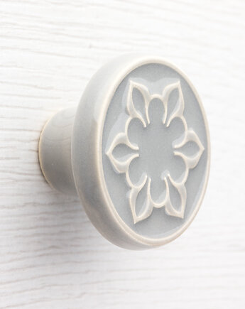 Gałka do mebli jasnoszara wz.2, pracowniazona