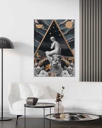 Plakat ALL ABOUT EVE (KOLAŻ), Agnieszka Osiecka RYSUJĘ BO SIĘ NUDZĘ