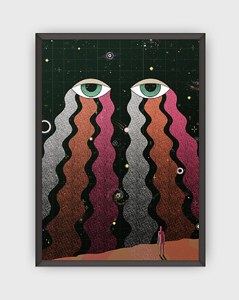 Plakat Te oczy całym światem, megurum.art