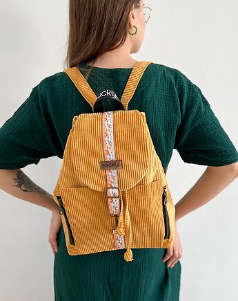 Plecak boho musztarda, sacky bag