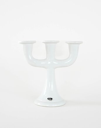 Świecznik ceramiczny, szwedzki design, lata 70, produkcja: Guldkroken Hjo, Przetwory design