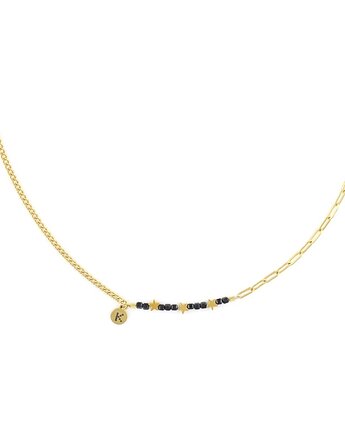 Baby Bestseller! Naszyjnik z gwiazdkami - czarny Spinel, Kulka Bransoletki