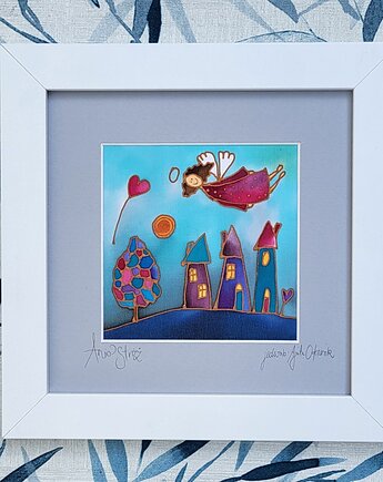 Anioł stróż na jedwabiu, jedwabie agaty