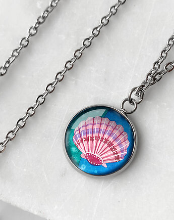 Seashell naszyjnik z muszelką, muamua design