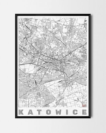 Plakat Katowice - CityArtPosters, CityArtPosters