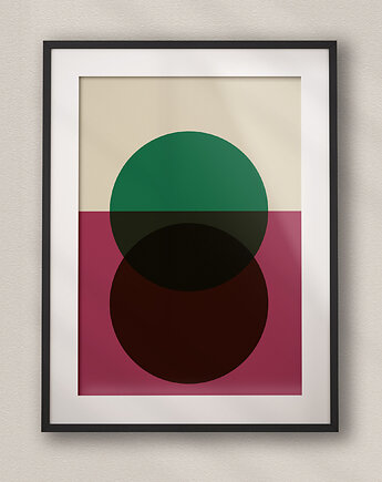 Minimalistyczny plakat - Bauhaus #6 - Do salonu, sypialni, biura, DAPIDOKA