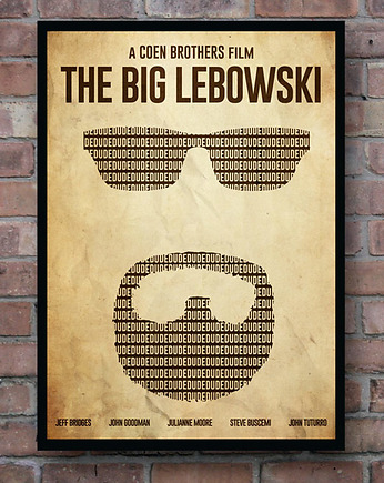 Plakat Big Lebowski, minimalmill