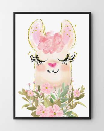 Urocza Lama - plakat, HOG STUDIO