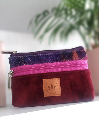 Dwustronny portfel z weluru Puebla, sabi tatka