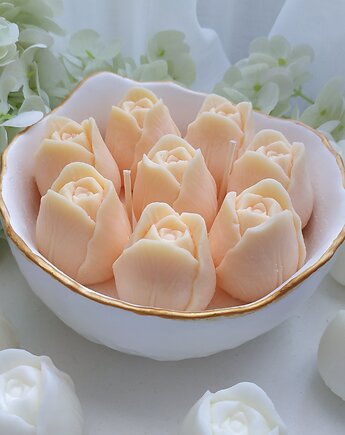 Świeca sojowa z tulipanami Dzień Kobiet, Narcissus Candle