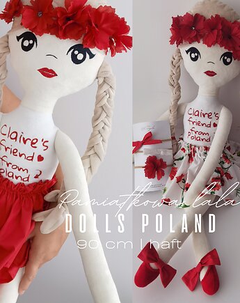 Lalka  Dolls of Poland - 90 cm  haft, Little Angels